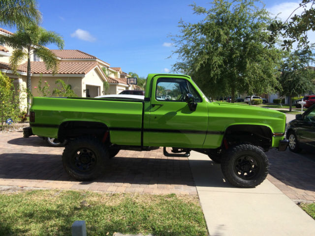 1984 SASSY GRASS GREEN Chevrolet C/K Pickup 1500 Standard Cab Pickup