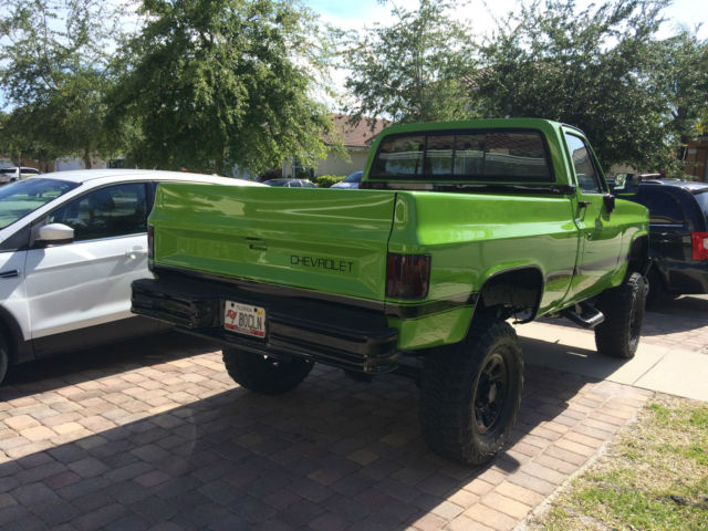 1984 SASSY GRASS GREEN Chevrolet C/K Pickup 1500 Standard Cab Pickup
