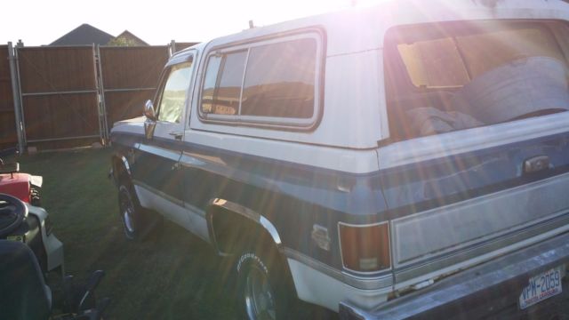 1984 Blue Chevrolet Blazer