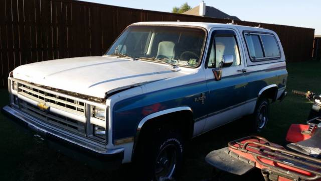 1984 Blue Chevrolet Blazer