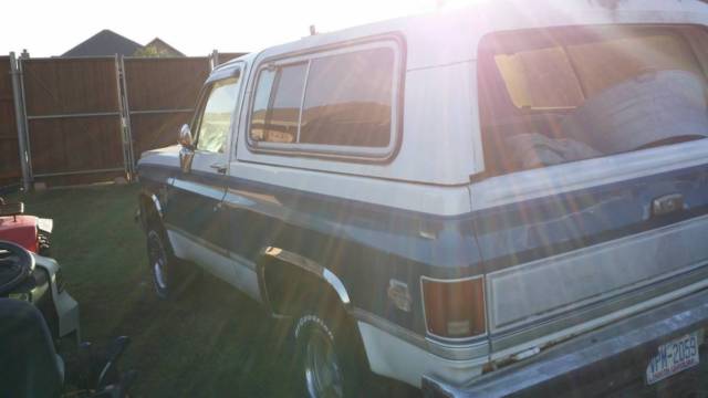 1984 Blue Chevrolet Blazer