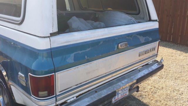 1984 Blue Chevrolet Blazer
