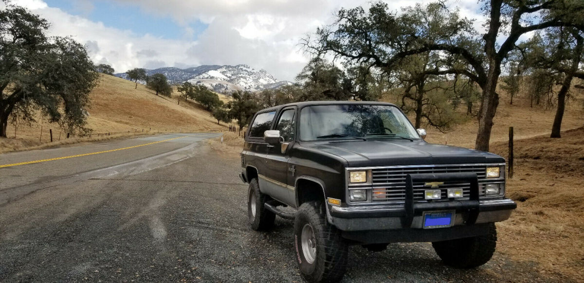 1984 Black Chevrolet Blazer