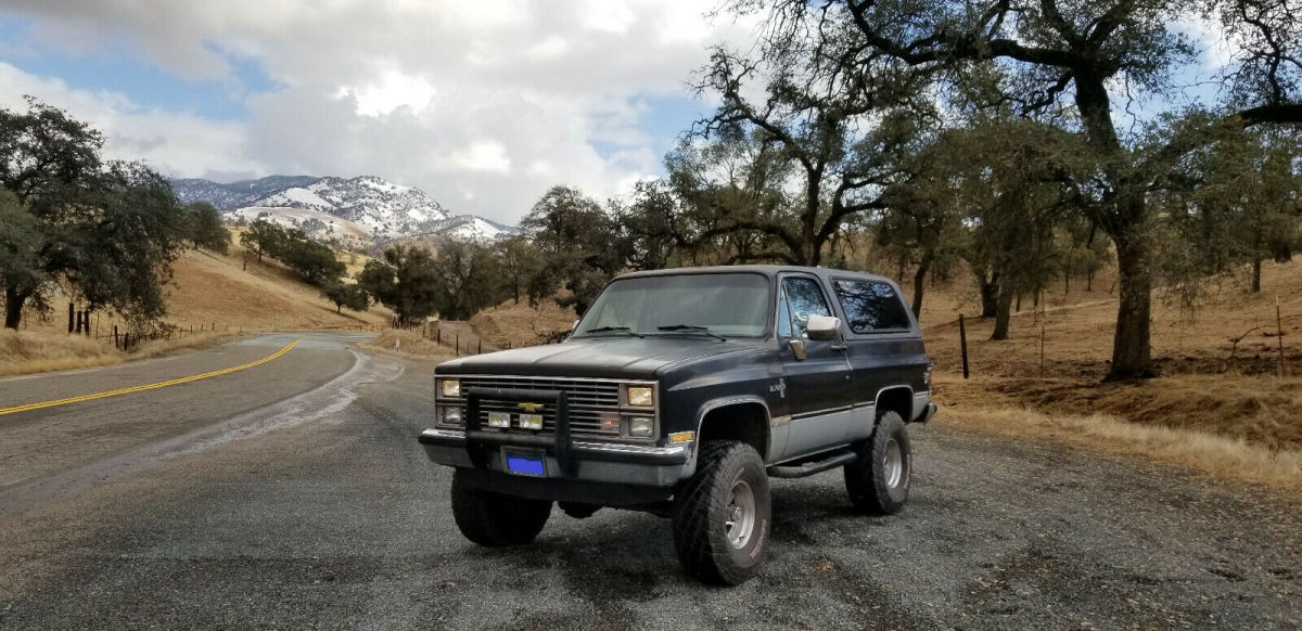 1984 Black Chevrolet Blazer