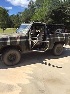 1984 Camo Chevrolet Blazer Convertible