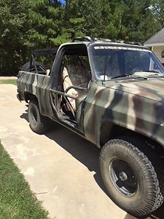 1984 Camo Chevrolet Blazer Convertible
