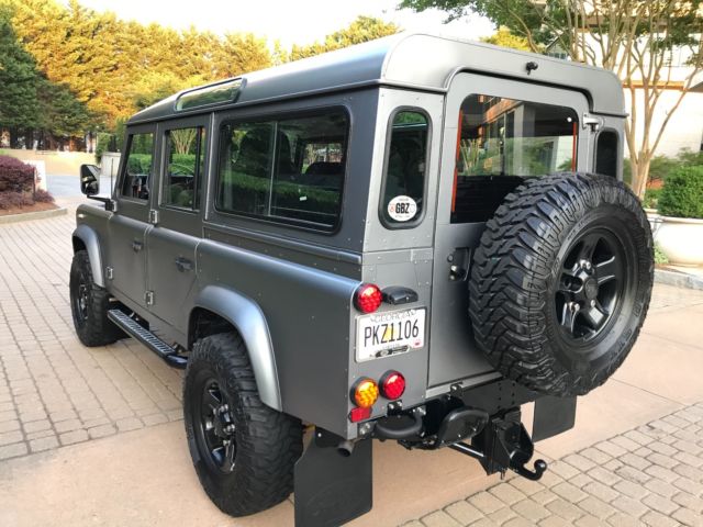 1984 Silver Land Rover Defender SUV