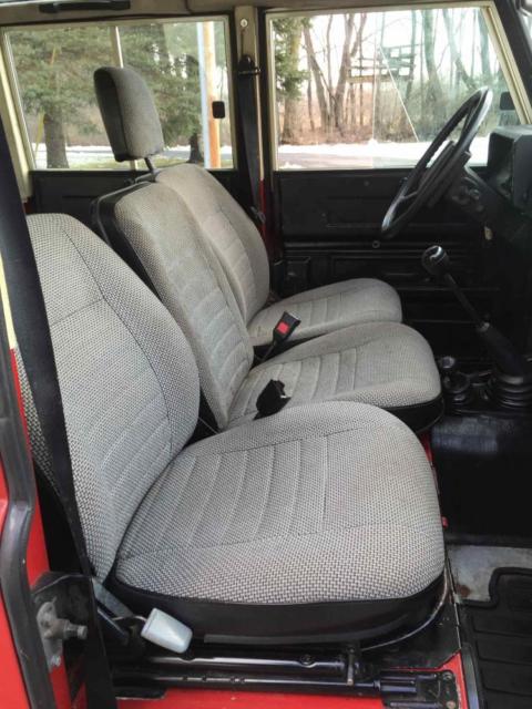 1984 Red Land Rover Defender SUV