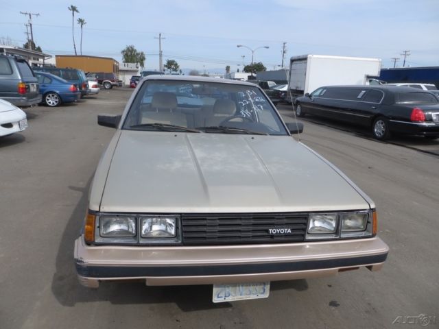 1984 Tan Toyota Camry Sedan