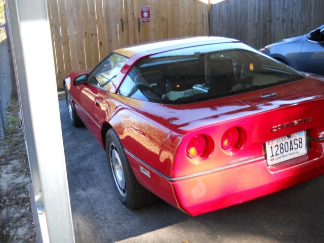 1984 Red Chevrolet Corvette Coupe