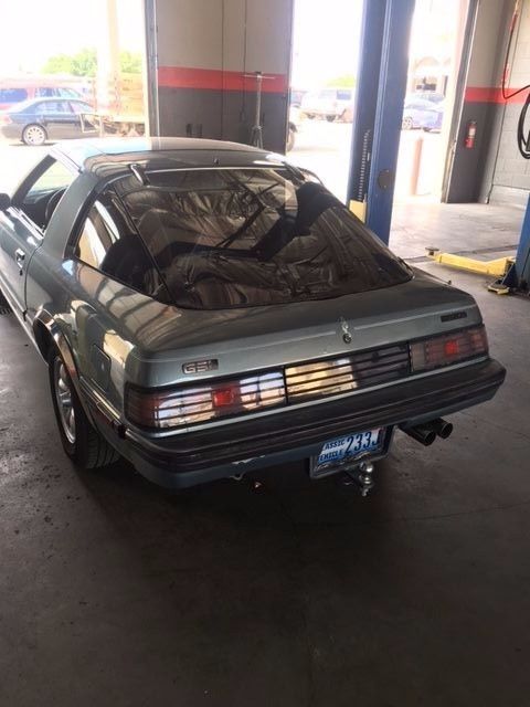 1984 Blue Mazda RX-7 2 Door