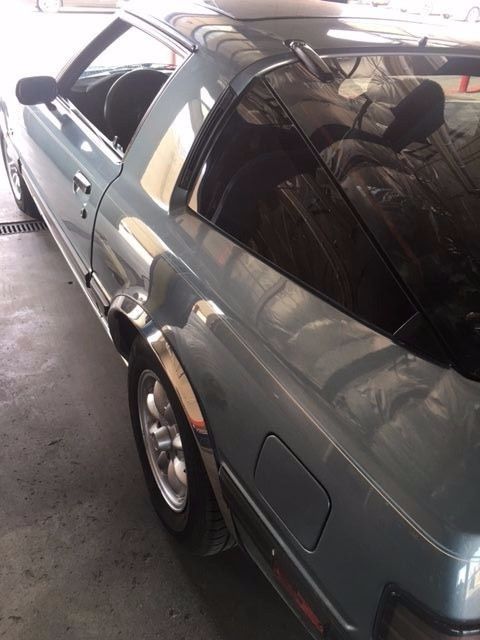 1984 Blue Mazda RX-7 2 Door