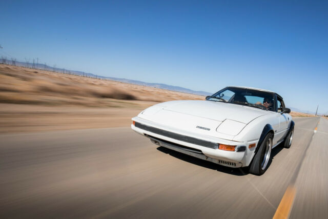 1984 White Mazda RX-7 Hatchback