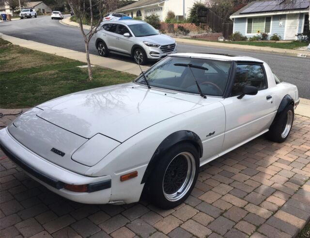 1984 White Mazda RX-7 Hatchback