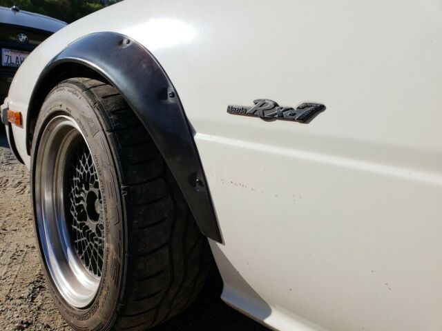 1984 White Mazda RX-7 Hatchback