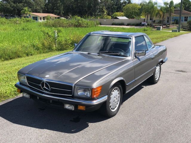 1984 Gray Mercedes-Benz SL-Class Convertible