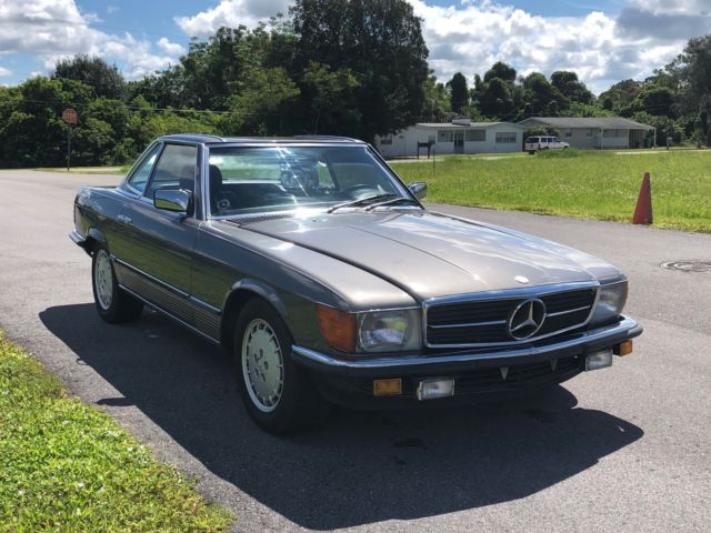 1984 Gray Mercedes-Benz SL-Class Convertible