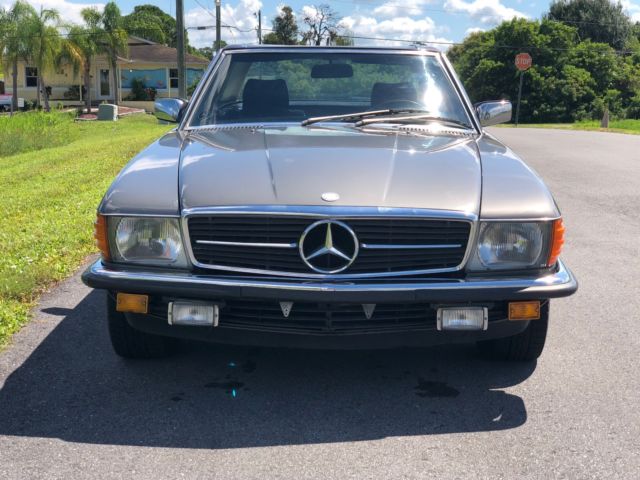 1984 Gray Mercedes-Benz SL-Class Convertible