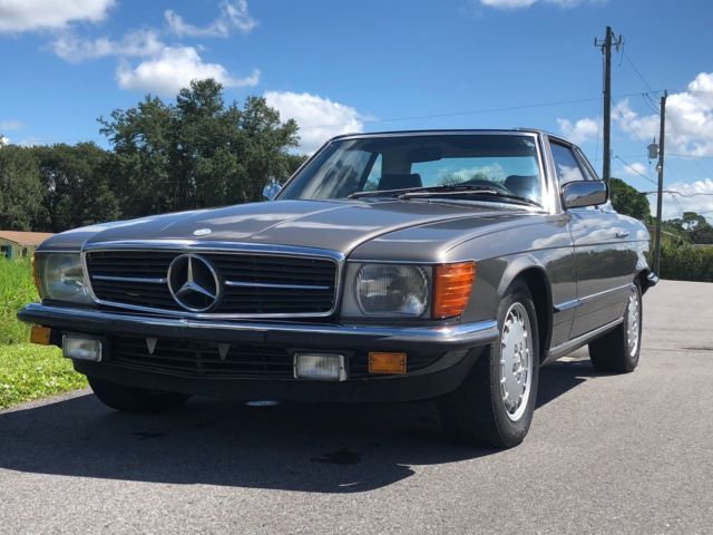1984 Gray Mercedes-Benz SL-Class Convertible