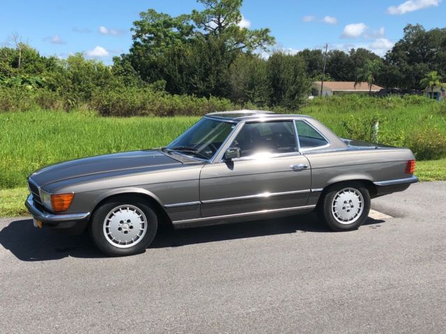 1984 Gray Mercedes-Benz SL-Class Convertible