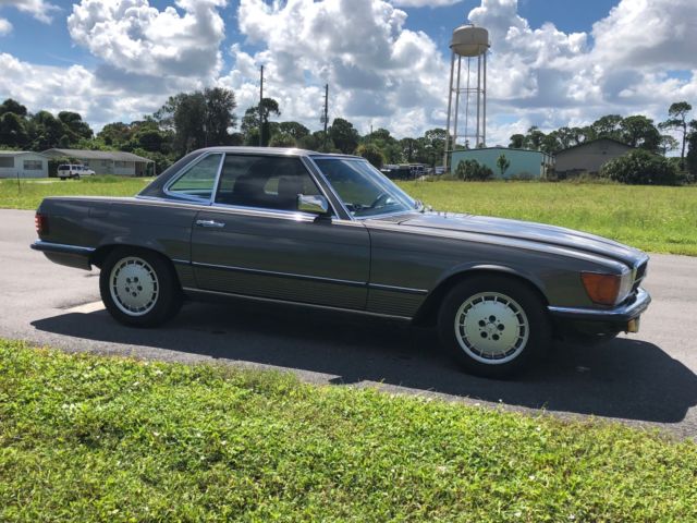1984 Gray Mercedes-Benz SL-Class Convertible