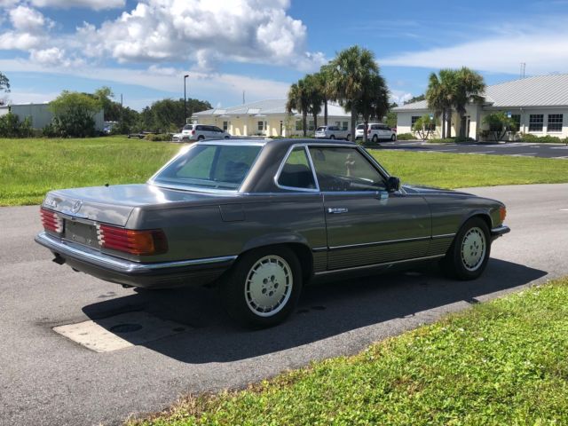 1984 Gray Mercedes-Benz SL-Class Convertible