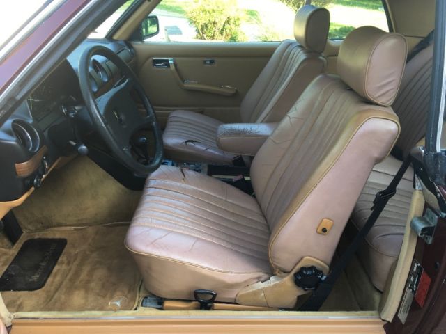 1984 Burgundy Mercedes-Benz 300-Series Coupe