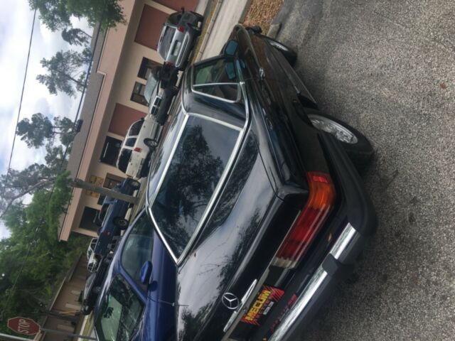 1984 Black Mercedes-Benz 300-Series Convertible