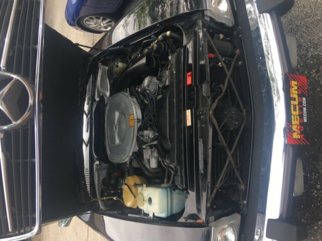 1984 Black Mercedes-Benz 300-Series Convertible