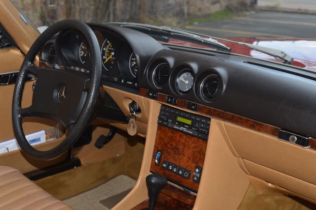 1984 RED Mercedes-Benz SL-Class Convertible