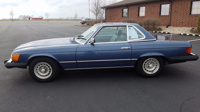 1984 Blue Mercedes-Benz 300-Series Convertible