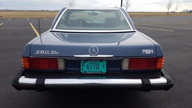 1984 Blue Mercedes-Benz 300-Series Convertible