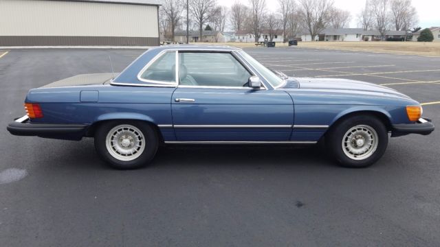 1984 Blue Mercedes-Benz 300-Series Convertible