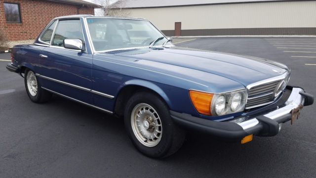 1984 Blue Mercedes-Benz 300-Series Convertible