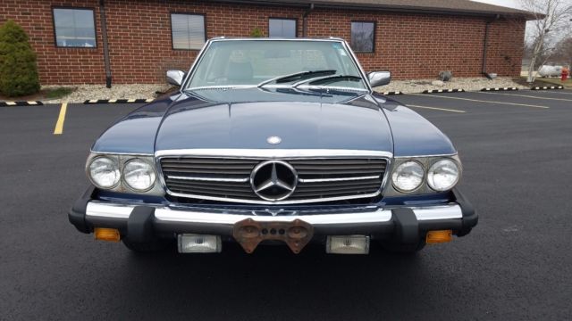 1984 Blue Mercedes-Benz 300-Series Convertible