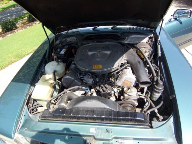 1984 Teal Mercedes-Benz SL-Class Convertible