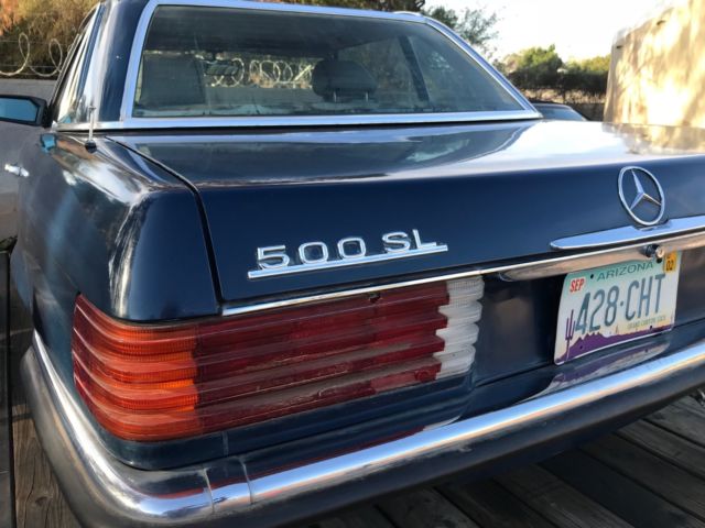 1984 Bue Mercedes-Benz SL-Class Convertible