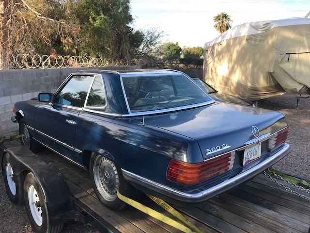 1984 Bue Mercedes-Benz SL-Class Convertible