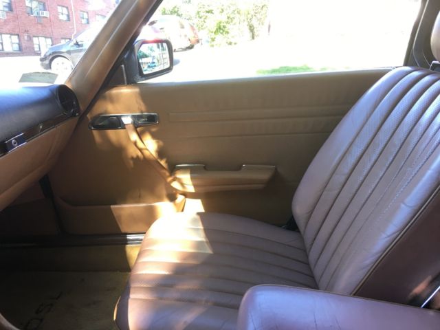 1984 tan Mercedes-Benz SL-Class Convertible