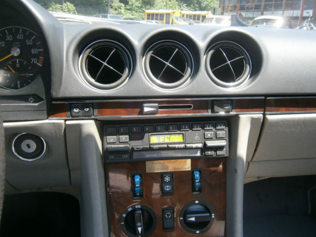 1984 Blue Mercedes-Benz 200-Series Convertible