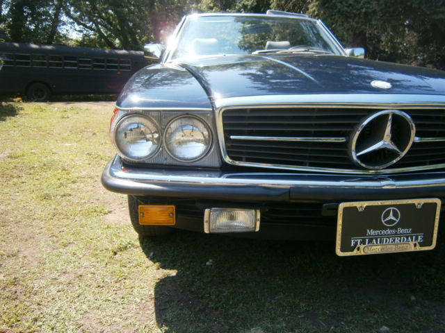 1984 Blue Mercedes-Benz 200-Series Convertible