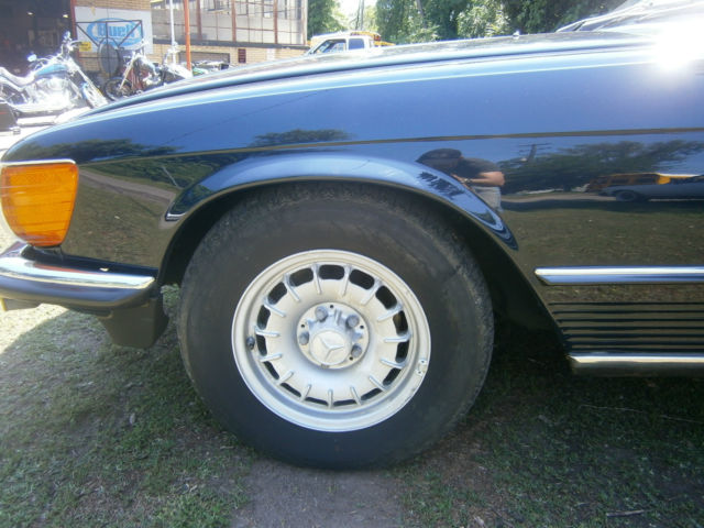 1984 Blue Mercedes-Benz 200-Series Convertible