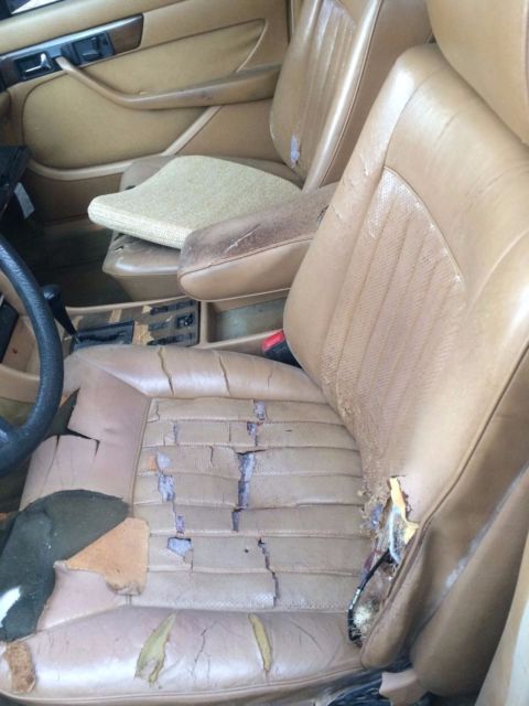 1984 tan Mercedes-Benz SL-Class Convertible