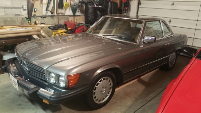 1984 Dark gray Mercedes-Benz SL-Class Convertible