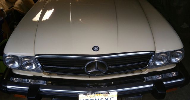 1984 Tan Mercedes-Benz SL-Class Convertible