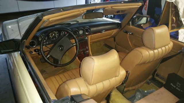 1984 Tan Mercedes-Benz SL-Class Convertible