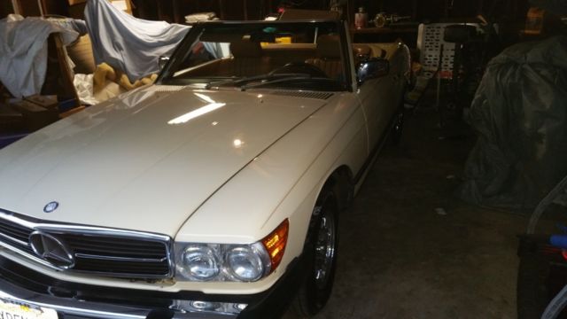 1984 Tan Mercedes-Benz SL-Class Convertible