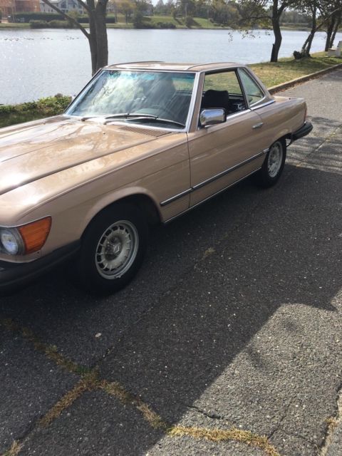 1984 Tan Mercedes-Benz SL-Class Convertible