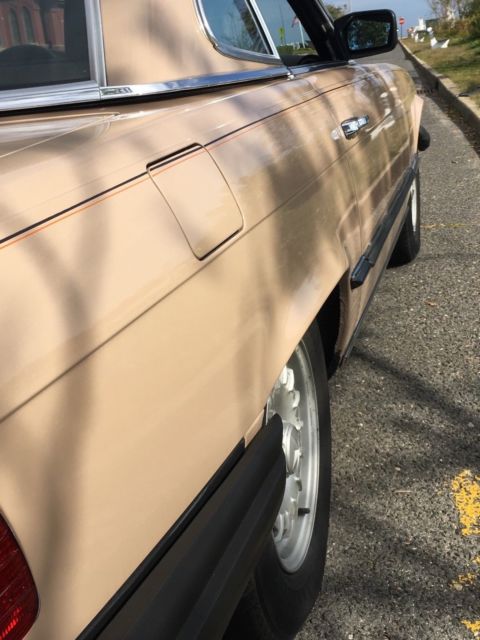 1984 Tan Mercedes-Benz SL-Class Convertible