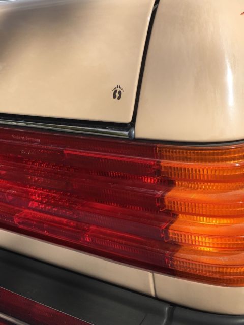 1984 Tan Mercedes-Benz SL-Class Convertible